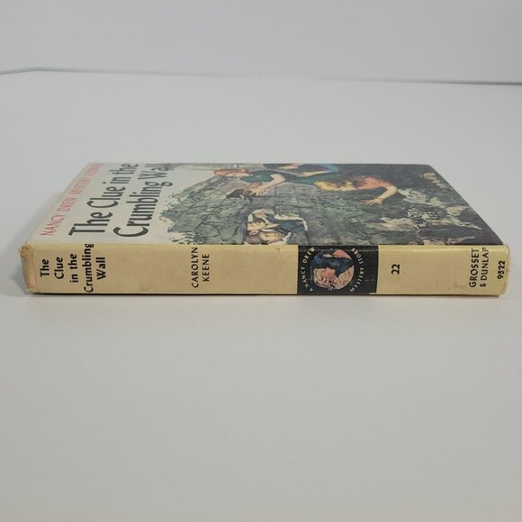 Vintage Nancy Drew Mystery Clue In The Crumbling Wall #22 Original Text 1960s - Picture 9 of 14